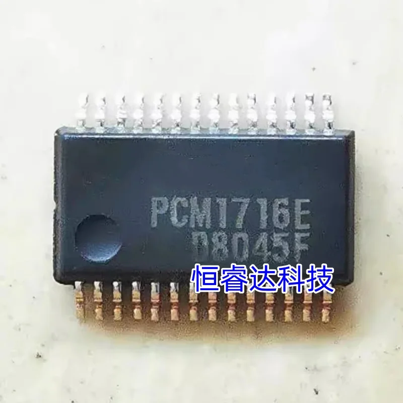 PCM1716E NEW Original Genuine Audio 24 Bit DAC Digital To Analog Converter Chip Packing 28-SSOP