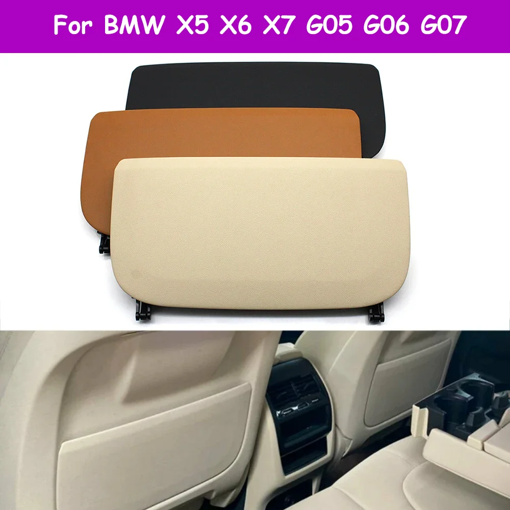 LHD RHD Car Left Right Seat Backrest Leather Pocket Storage For BMW X5 X6 X7 G05 G06 G07 2019 2020 2021 2022 2023