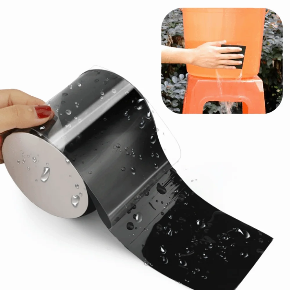 150cm Super Glue Tape Self Adhesive Super Strong Repair Tape Emergency Repair High Viscosity Waterproof Tape Water Pipeline