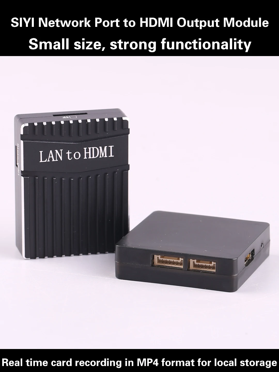 SIYI Ethernet to HDMI Converter OSD Overlay MP4 Recording IP Configuration Compatible with SIYI HM30 MK15 MK15E MK32 Ground Unit