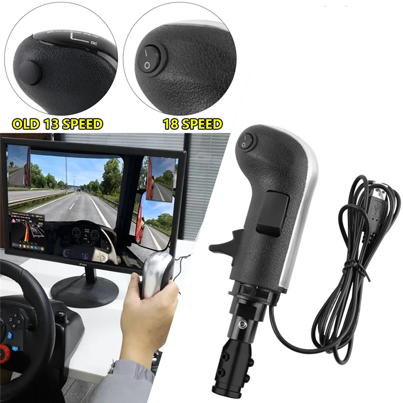 Y22A-Truck Simulator Shifter, Schaltknauf für ETS2 Spiele für Logitech G29 G27 G25 G923
