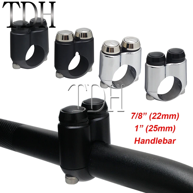 Motorrad-Momentschalter, Lenker, verstellbare Halterungsschalter, EIN-AUS, 2 und 3 Tasten, Scheinwerferhorn, Start-Kill-Schalter, 1 Zoll, 22–25 mm – Detail 13