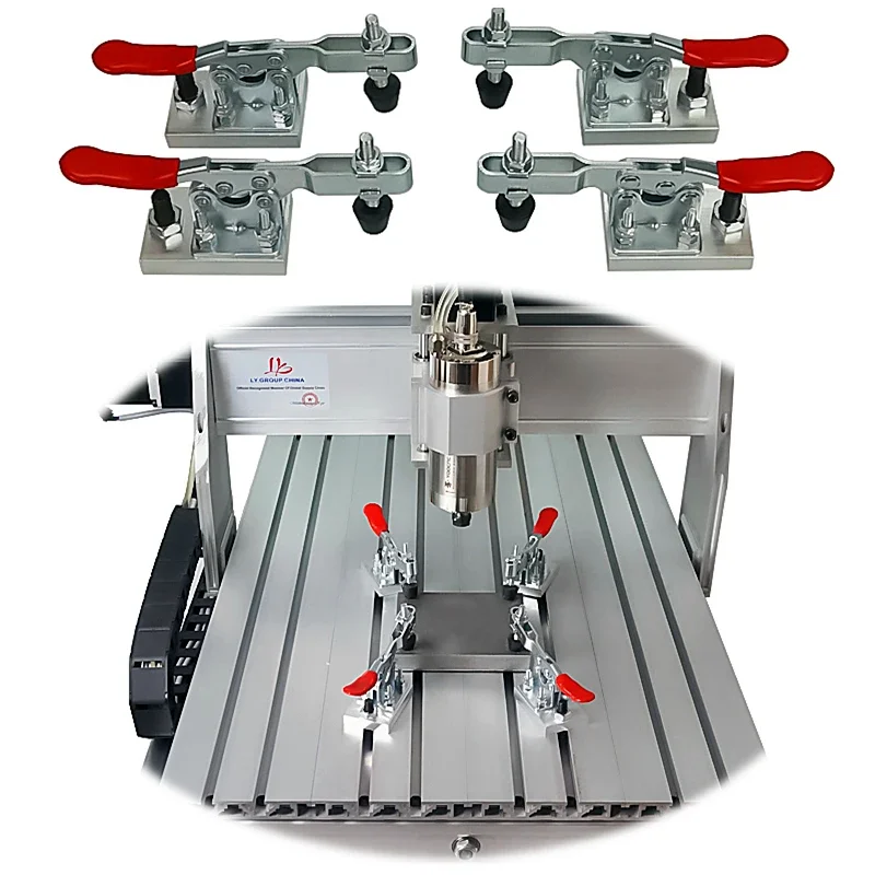 جهاز التوجيه باستخدام الحاسب الآلي 2.2KW 4 محور 8060 منفذ USB CNC حفارة النقش الخشب نحت راوتر PCB آلة طحن Mach3