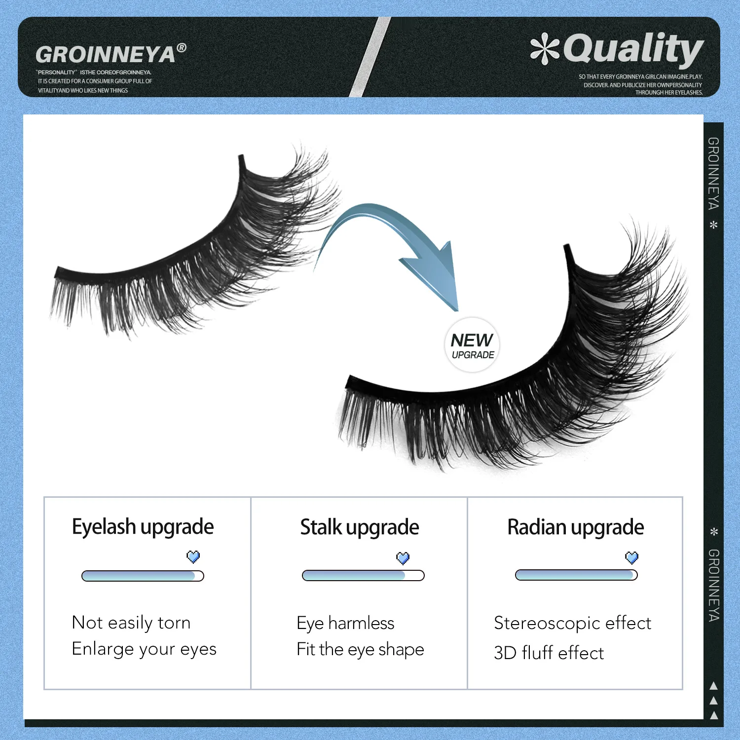 Lasvirey رقيق الرموش القط رموش قصيرة سميكة كامل قطاع جلدة لينة Wispy الطبيعية طويلة حليقة ثلاثية الأبعاد فو المنك جلدة ماكياج #4