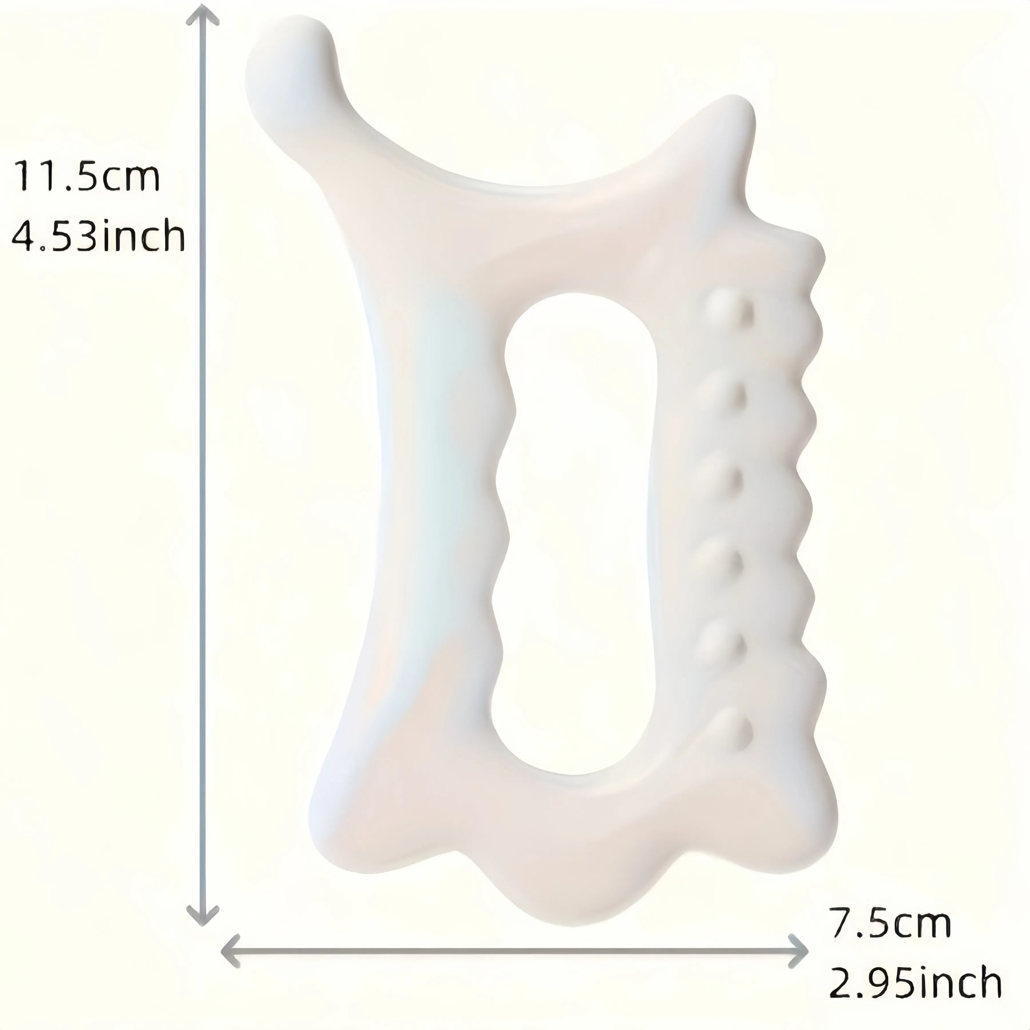 Skin Scraping Gua Sha Korea Gouache Scraper Tools Face Massager Face Factory Head Massager White