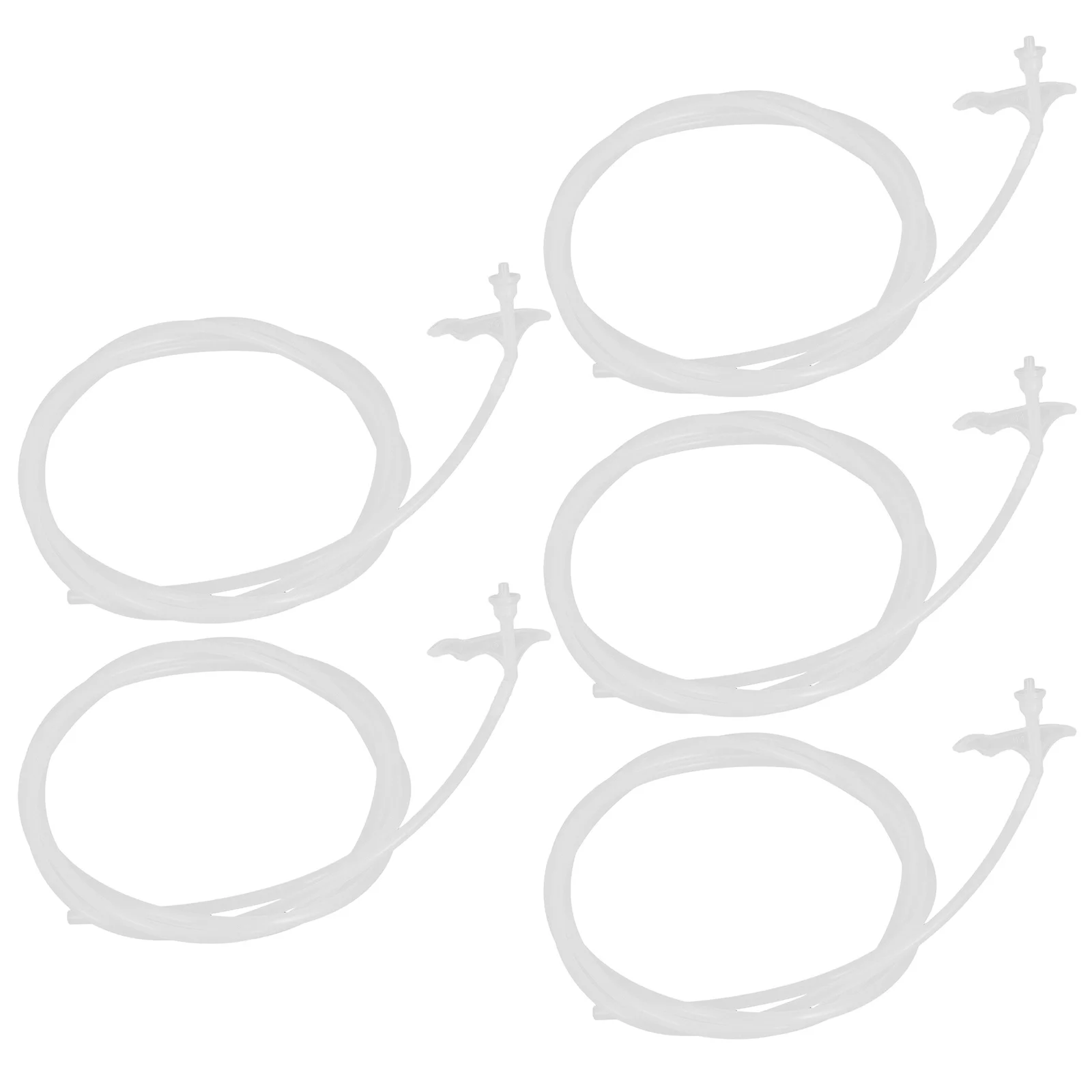 

5pcs Extended Foam Spray Nozzle Tube Plastic Gap Filling Adapter For Caulking Application Replacement Sprayer Extension Tool