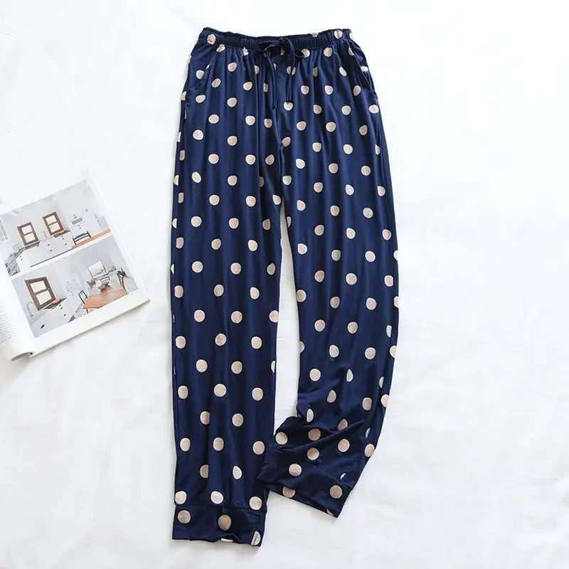 Spring and Summer Mosquito Repellent Air Conditioning Pants Sweet Joggers Thin Modal Female Pajama Pants Close Loose Yoga Pants