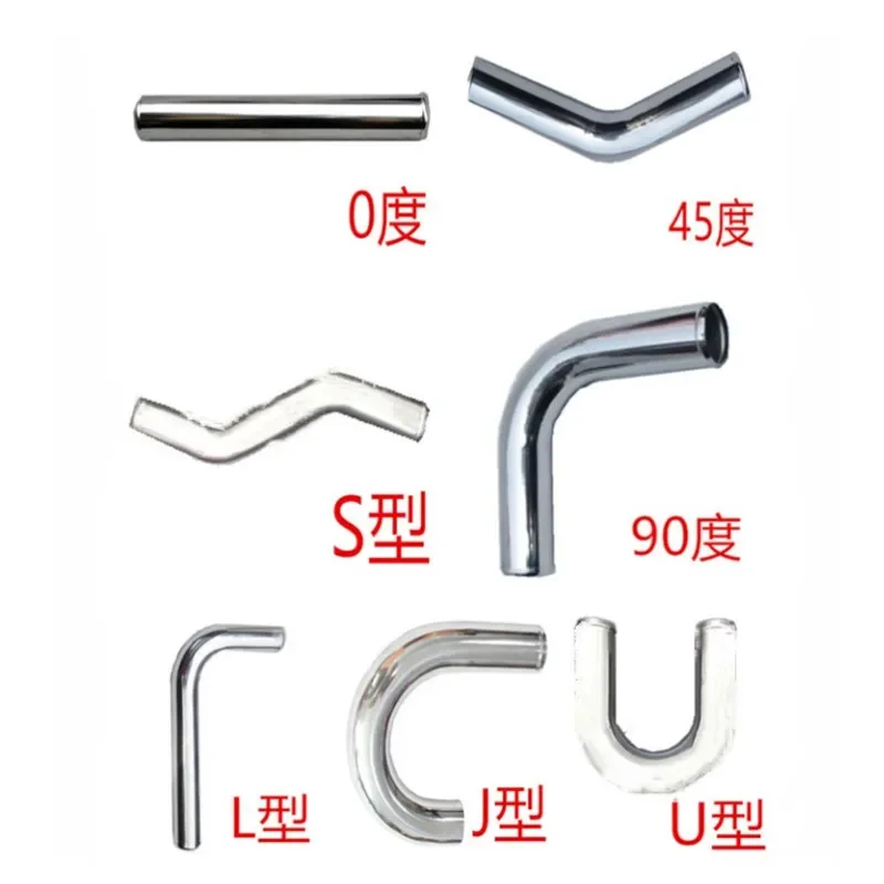 

SPSLD Air Intake Aluminum Tube 51/57/63/70/76mm for Connecting Cold Air Intake Hose DIY Tube for Engine Air Flow Tuning