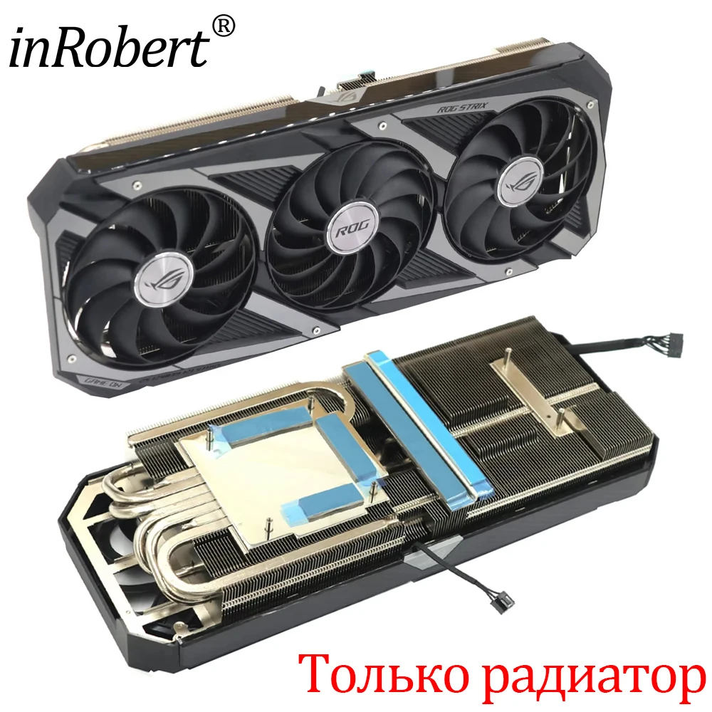 

Video Card Heatsink For ASUS ROG STRIX RTX 3060Ti 3070Ti 3080 3080Ti 3090 RX 6700XT 6750XT 6800 OC Graphics Card Heat Sink