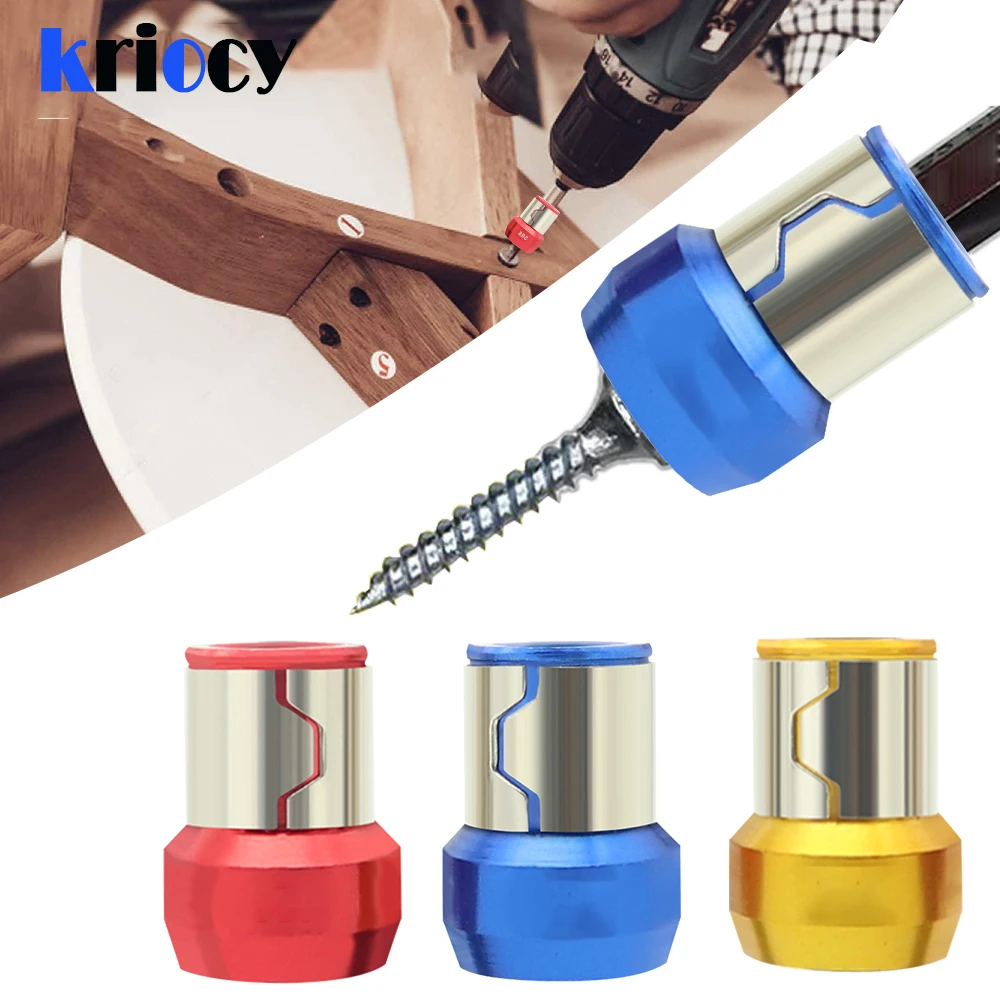 Magnetic Bit Holder Alloy Electric Magnetic Ring Screwdriver Bit Anti-Corrosion Strong Magnetizer for Phillip Drill Bit Magnetic