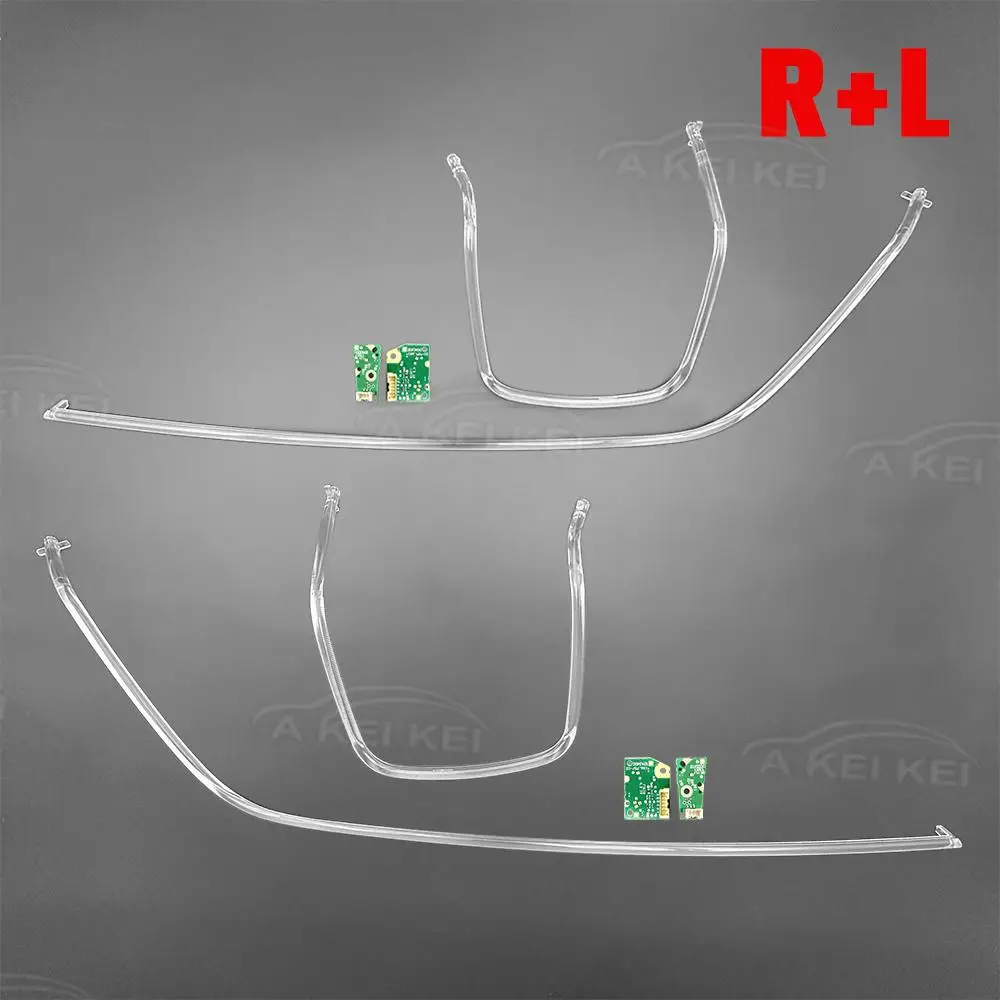 FÜR Volkswagen Touareg 2015-2018 LED DRL Scheinwerfer Guide Platte Tagfahrlicht Rohr Auto Bar Bord Chips – Detail 6