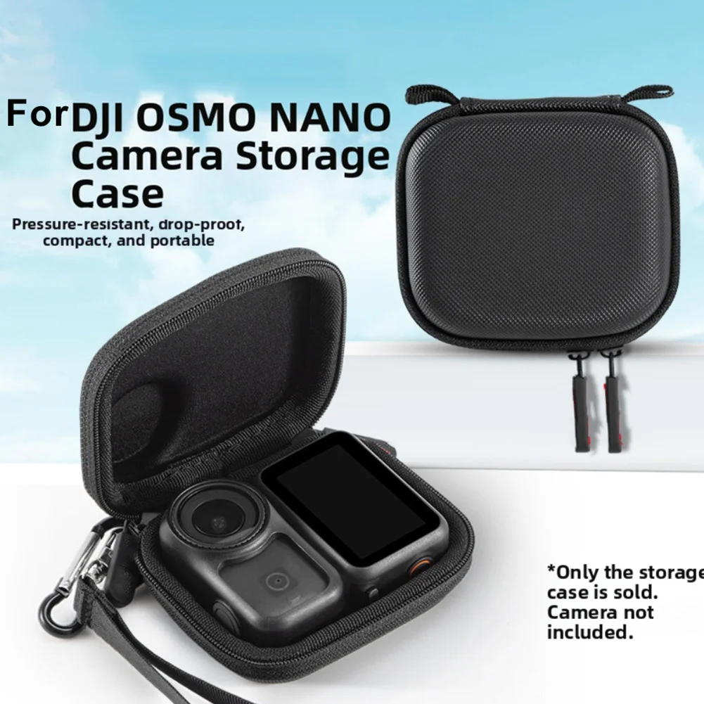 1pc Storage Bag 8.5*9.5*4.2CM Portable Anti-Fall Storage Bag For DJI OSMO-NANO Camera - EVA Design Consumer Electronics