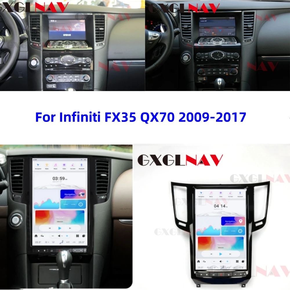 

14.4 Inch Android Car Radio For Infiniti FX35 QX70 2009-2013/2014-2017 Car Stereo Multimedia Player Head Unit Autoradio Carplay