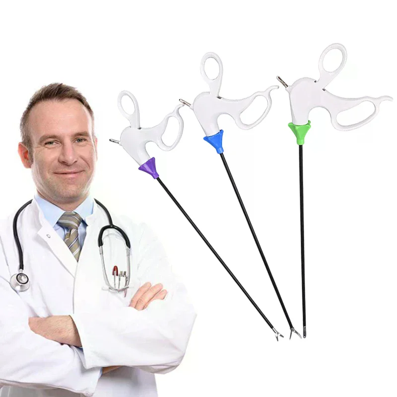 Laparoscopic Simulator Instruments Needle Holder Disposable Dissecting Forceps Scissors For Training