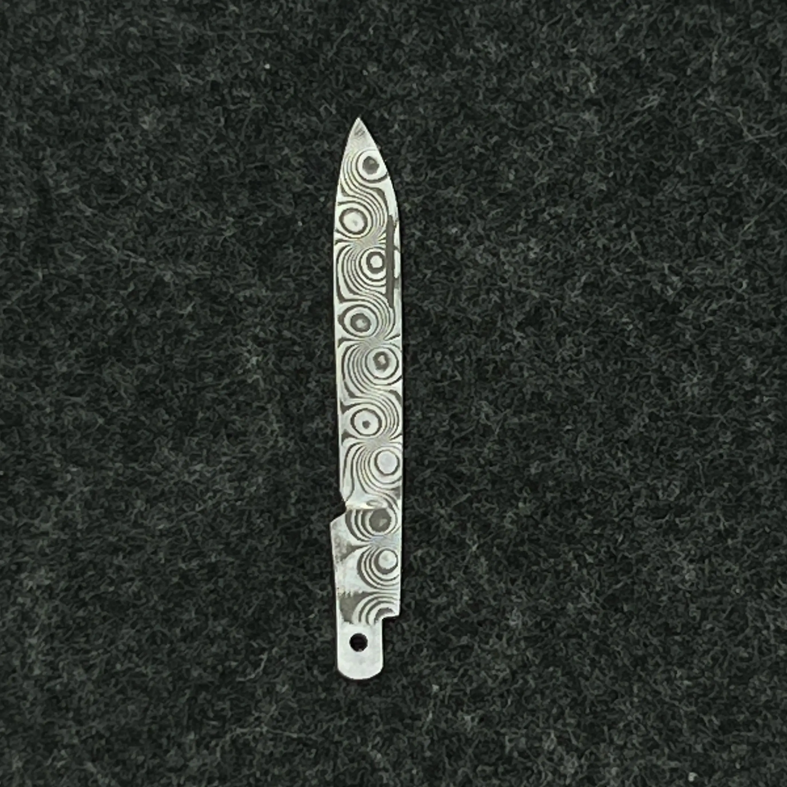 

1 Pcs Handmade Damascus Powder Steel Replacement Blade for 58mm Victorinox Swiss Army Knife SAK DIY Accessories