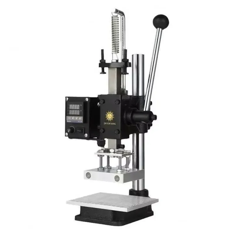 Automatic 220V Industrial Hot Stamping Machine for Phone Cases Wood and Rock Logo Embossing Motor As Core Component