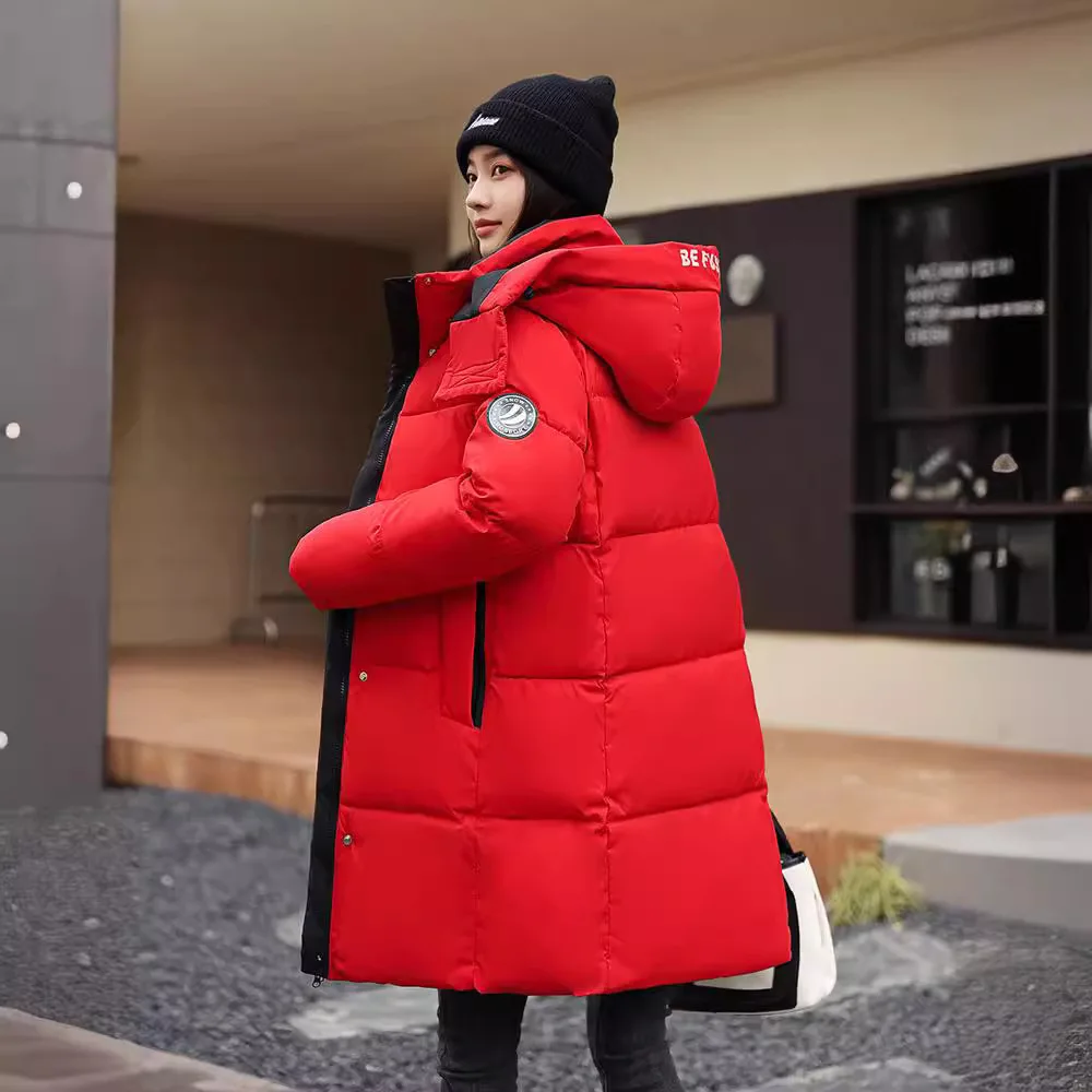 New Casual Fashion 2025 Parka invernale femminile per cappotti da donna Parka lungo e spesso Giacca da donna Abiti femminili
