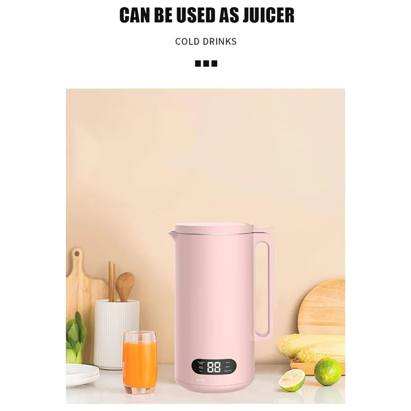 

A41I Mini Electric Soymilk Maker Automatic Soymilk Maker Juicer Rice Paste Maker Food Blender 120V 350Ml US Plug