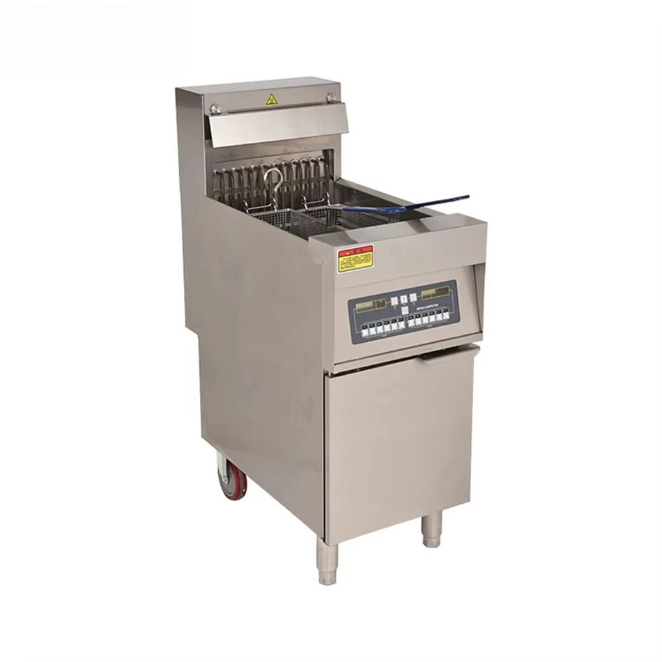 Commercial Electric 9KW Computer Version Stainless Steel French Fries and Fritters Machine Fully Automatic