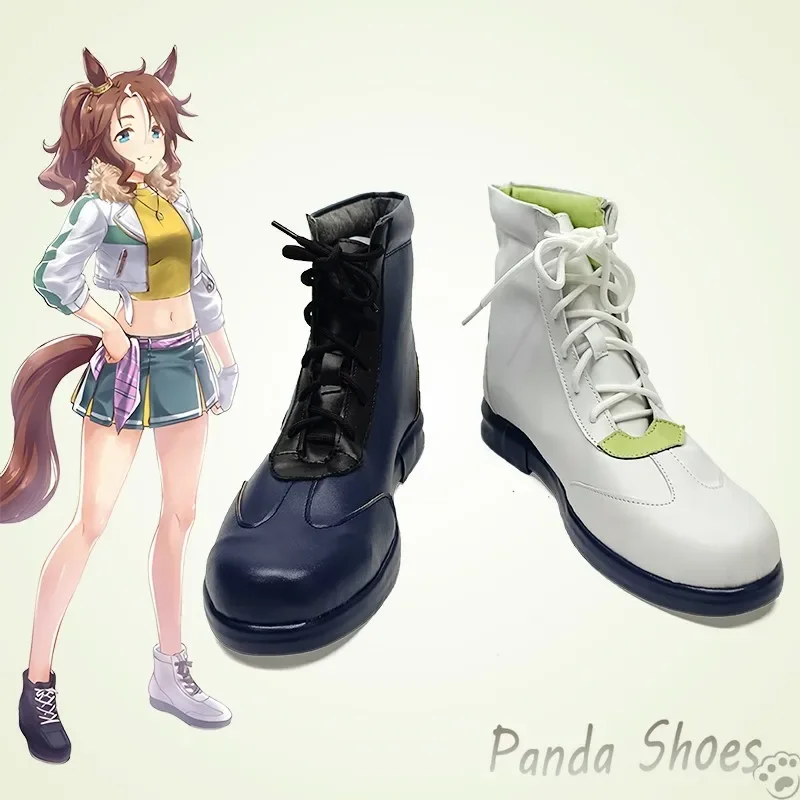 Umamusume Pretty Derby Mejiro Palmer Scarpe Cosplay Comic Anime Gioco Cos Stivali Costume Cosplay Scarpe Prop per la Festa di Halloween