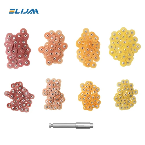 ELIJAH 50 unids/bolsa discos de acabado y pulido Dental compuestos cerámica y vidrio restauras de Ionomer 135 ℃ Herramienta autoclavable