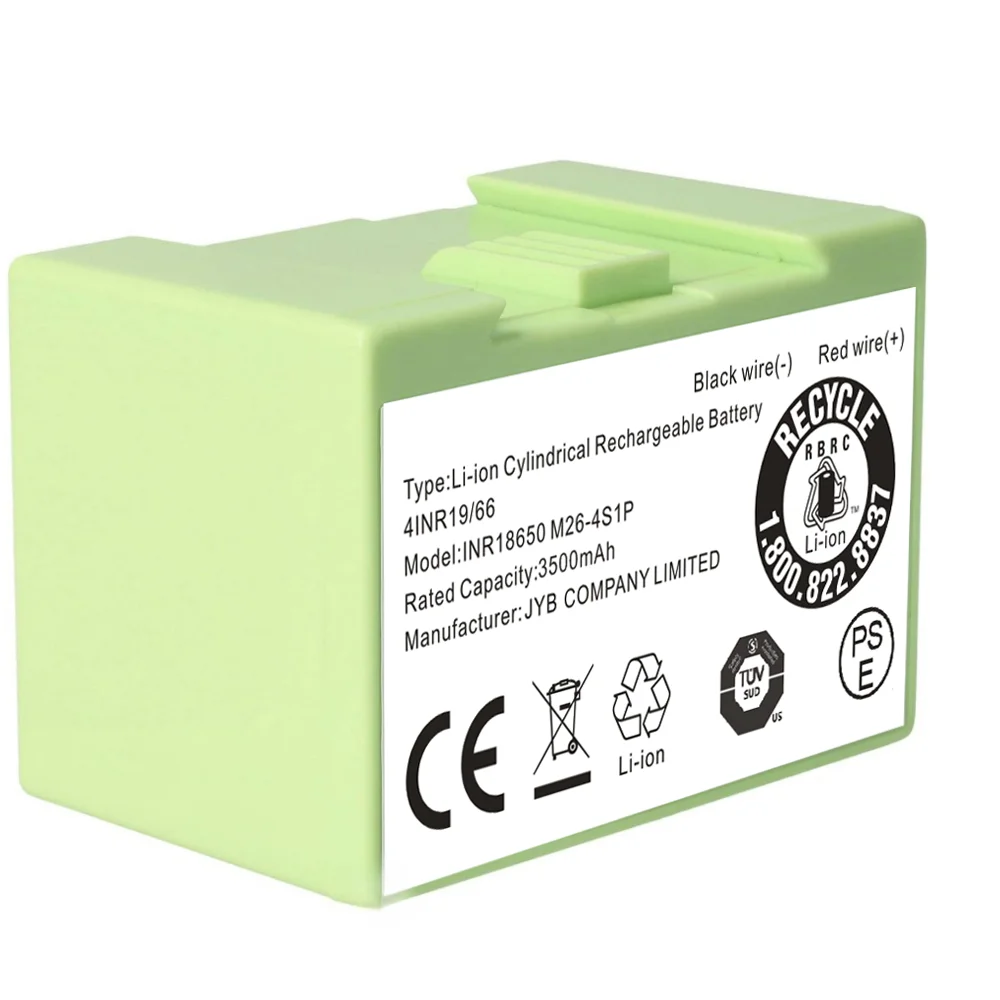 

14.4V 3500mAh i7 Replacement Battery for iRobot Roomba i3 i3+ i4 i4+ i7 i7+ E5 E6 Series i3 3150 i3+ 3550 e5 5150 e5150.