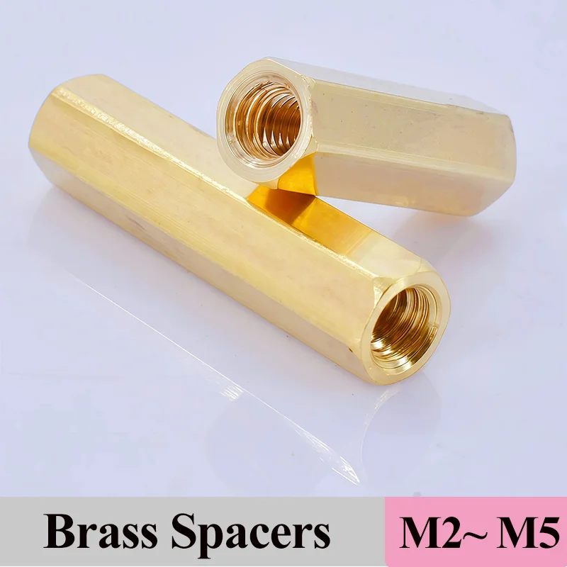 Brass Hex Spacer M2…