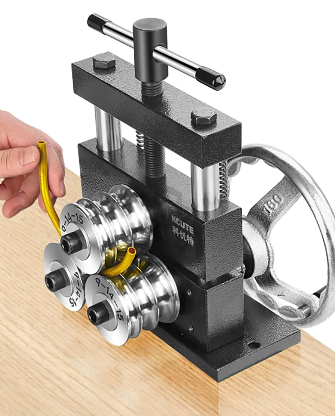 Small jewelry bending machine for making hollow bracelets