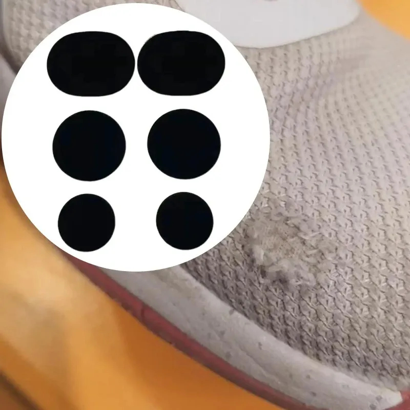 6Pcs Sports Shoes Repair Stickers Anti-Wear Patches for Holes Self-adhesive Foot Care Insole Pads Sneaker Maintenance Kit