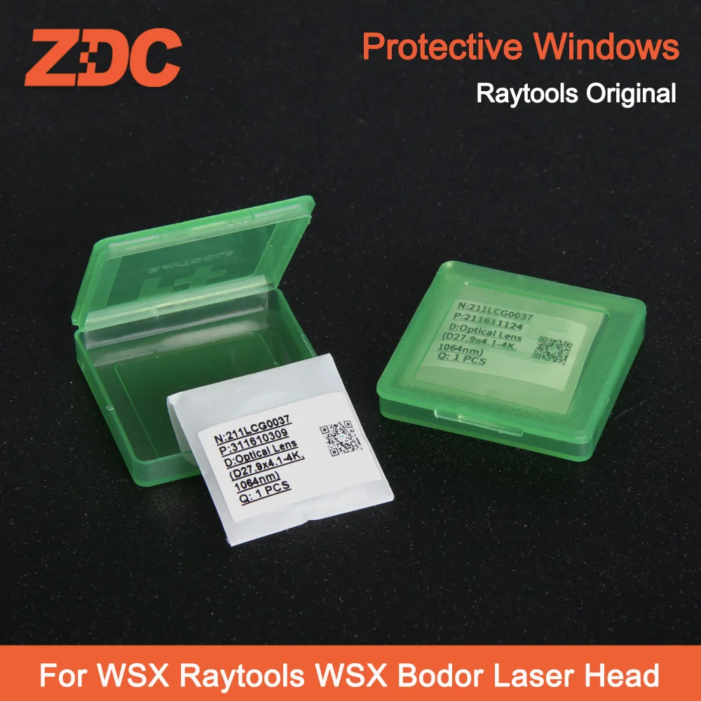 Fiber Laser Protection Window Lens Protective Windows Dia18/20/24.9/27.9/30/34/37 for WSX Precitec Raytools WSX Bodor Laser Head