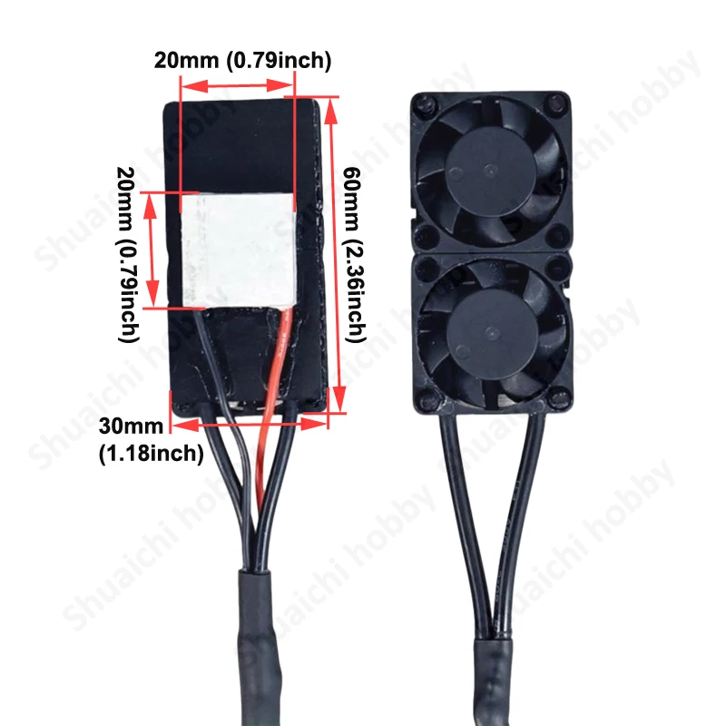 1PCS Action Camera Radiator High-Efficiency Heat Dissipation Fan Temperature Difference Cooling Accessory for DJI/GoPro/Insta360