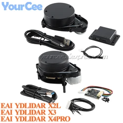 YDLIDAR X4 Pro X3 X2L LIDAR TOF 360° Laser Radar Scanner Ranging Sensor Module 8 Meters 10Hz Scanning Frequency Support Robot