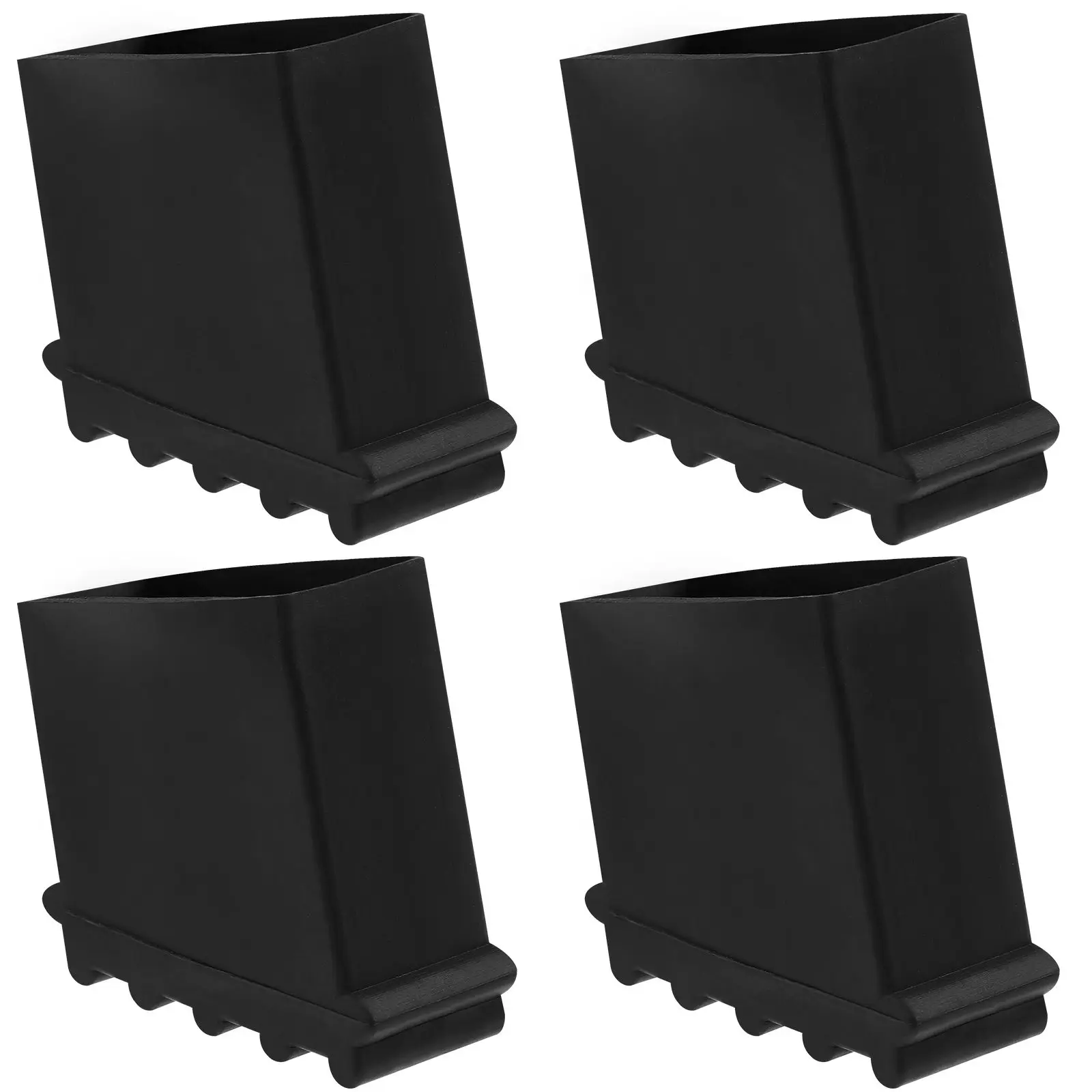 

4pcs Ladder Feet Covers Rubber Non Slip Pads Bottom Leg Replacement Step Mats Durable Wear Resistant Protectors Telescopic