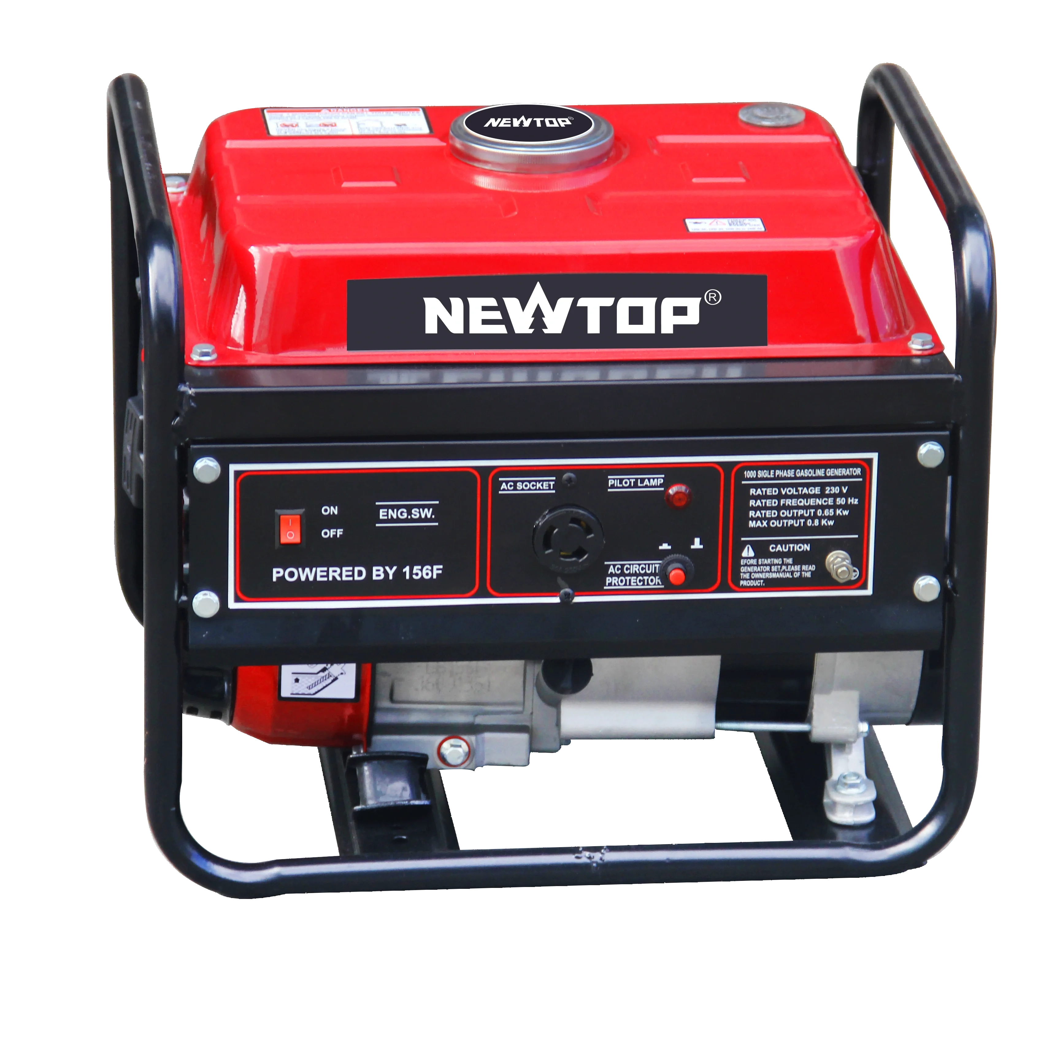 ATV&UTVWholesale 1.0kW 4 Stroke Gas Generator 98cc 3.0HP Electric Start 110V 220V 50Hz 60Hz 5L Tank AVR for Home Construction OD