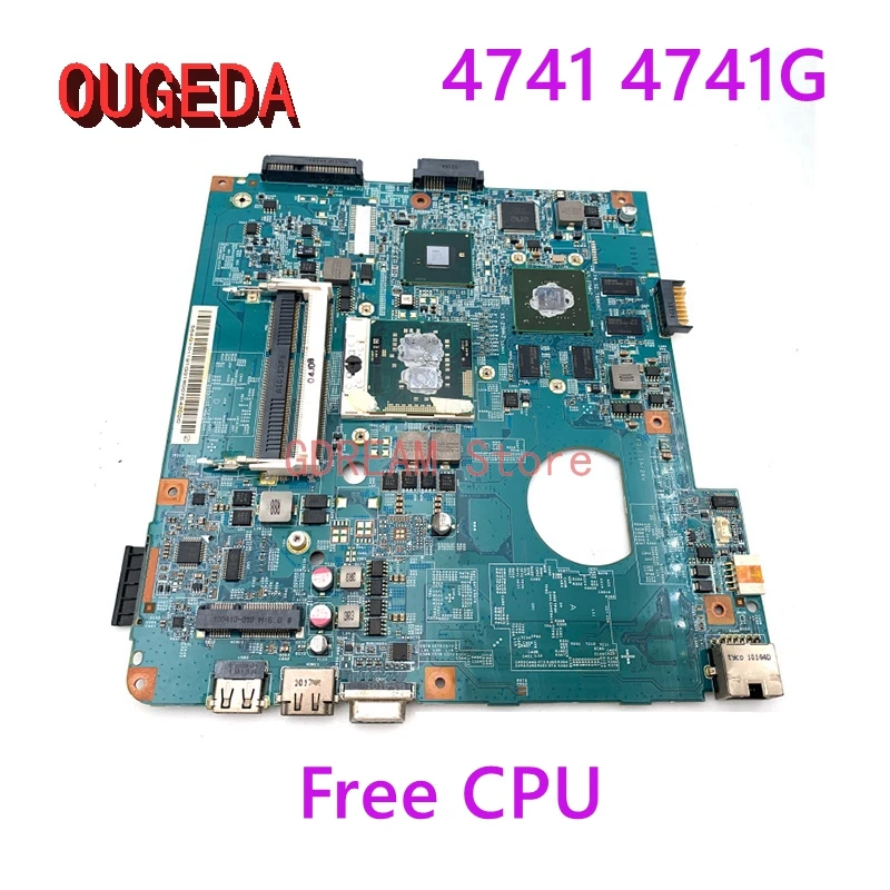 

OUGEDA JE40-CP MB 48.4GY02.021 MBPV201002 MB.PV201.002 Laptop Motherboard For Acer aspire 4741 4741G HM55 DDR3 GT330M full test