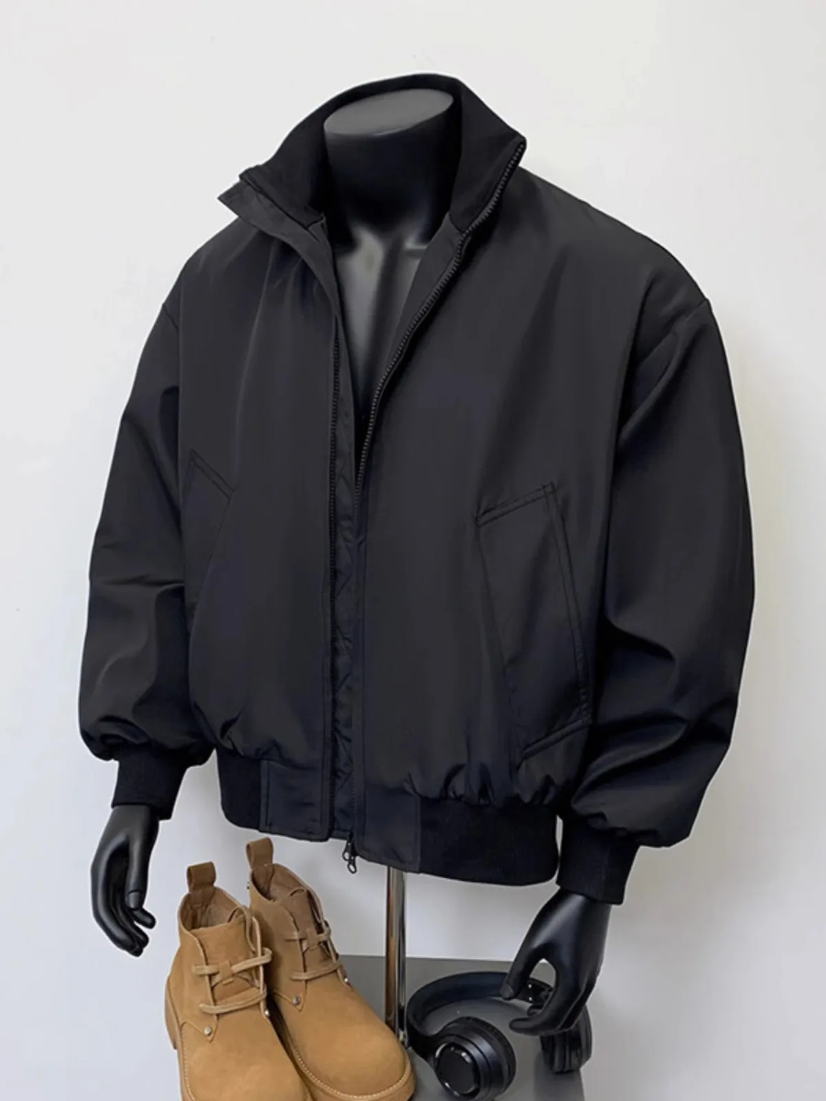 

American Retro Pilot Jaet Men's Spring Autumn Sport mat Loose Casual Cleanfit Top Coat Youth ular Cosite Fabric