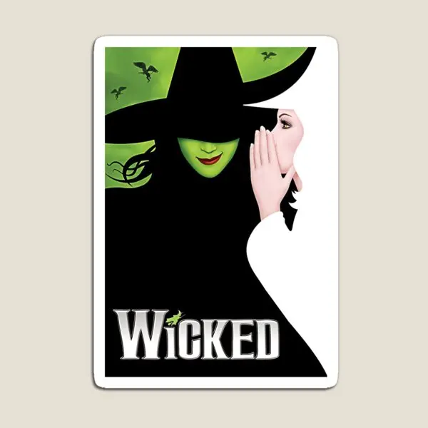 

Wicked The Musical Magnet Refrigerator Magnetic Stickers Toy Decor Home for Fridge Organizer Colorful Funny Baby Cute Kids