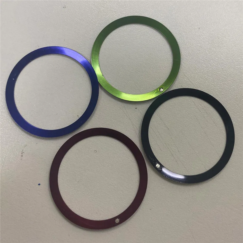 36.5mm*30.7mm For Watch Case Aluminum Watch Bezel Insert Ring Men Watch Ring Parts for Watchmaker Tools Accessories