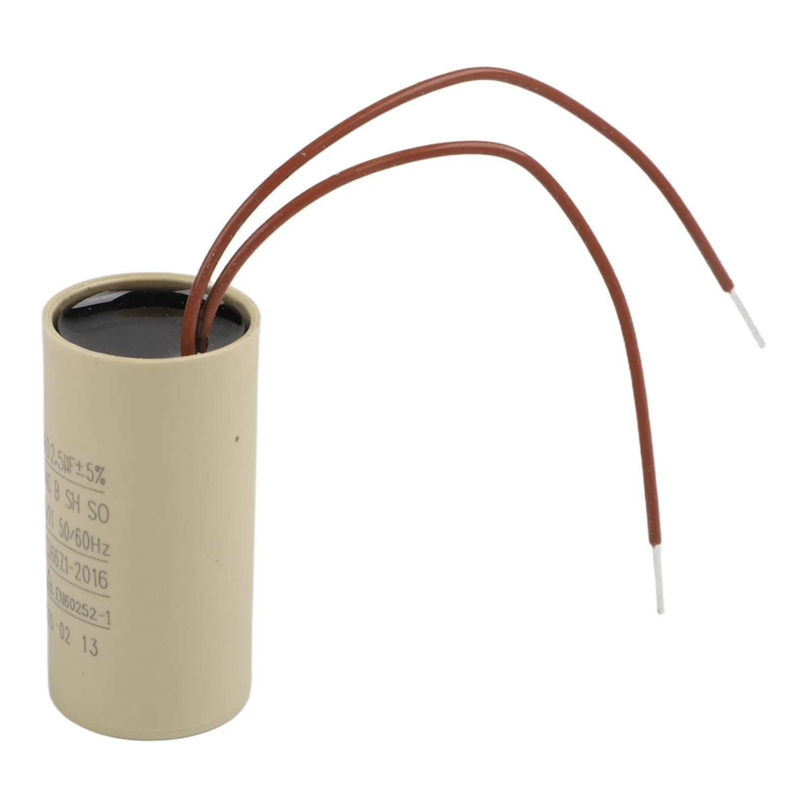 1pc CBB60 Motor Start Capacitor 2.5uF Wall-mounted Boiler Water Pump Capacitor For Air Compressors Water Pump