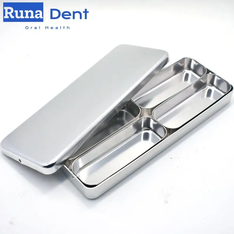 Dental Sterilizer Metal Case Endo Files Holder Box Autoclave Sterilizer Case Burs Holder Box for Oral Care Tools