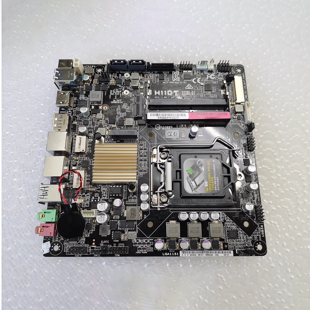 H110T MINI-ITX Dual Network Card All-in-One DC Power Supply HTPC Motherboard