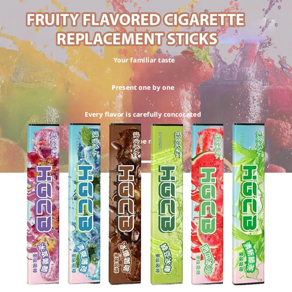 Fruit Flavor Stick Relief Smoking Addiction Fresh Breath Cigarette Substitute Cool Quit Stick Quit Smoke-free, Oil-free ﻿ view 3
