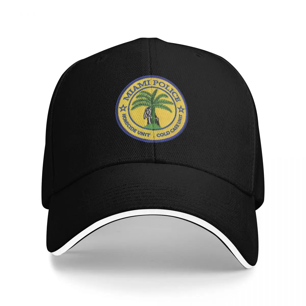 

Miami Florida Police Homicide Unit Baseball Cap Hat men golf hat genuine Beach Mens Women's