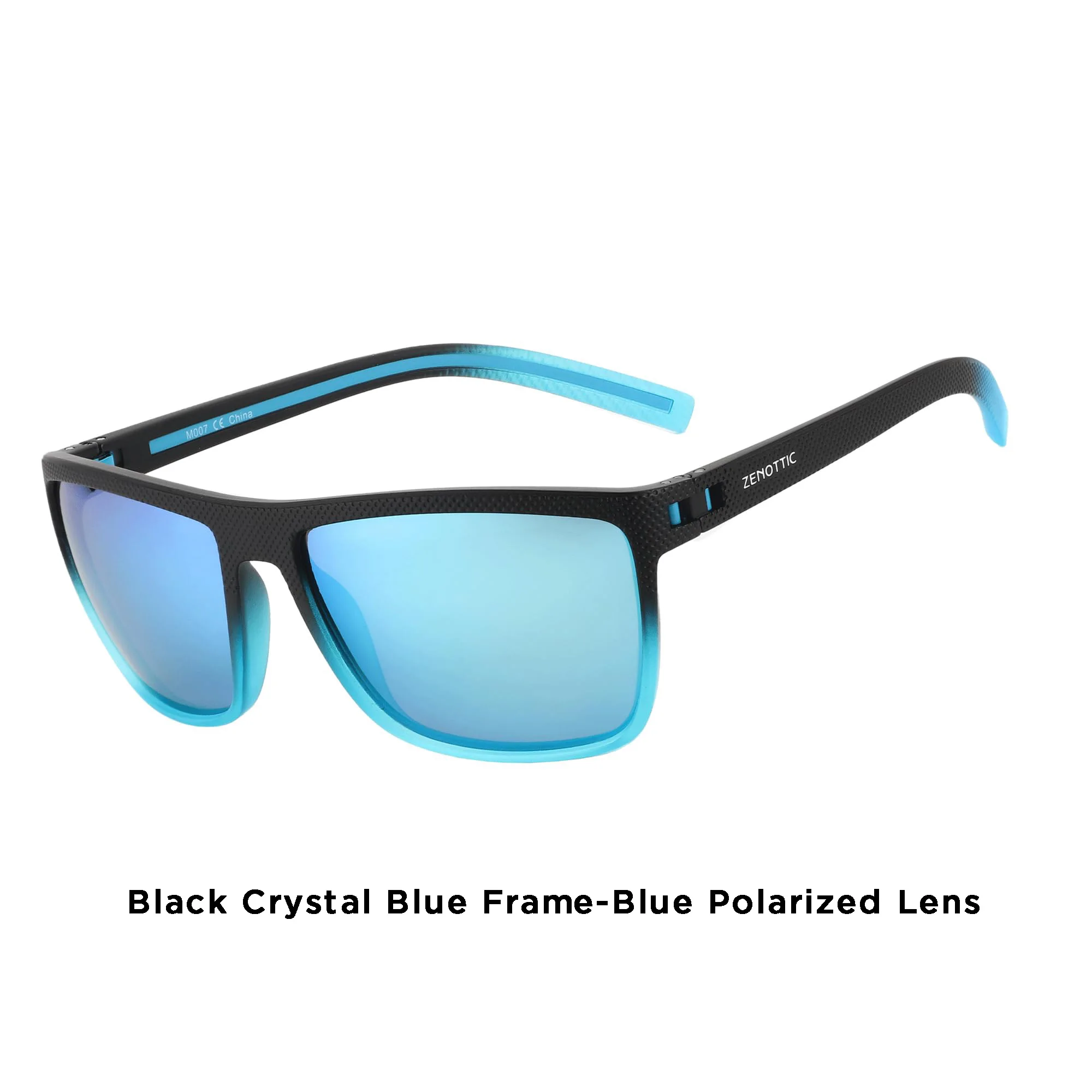 ZENOTTIC Square Sunglasses Black 6