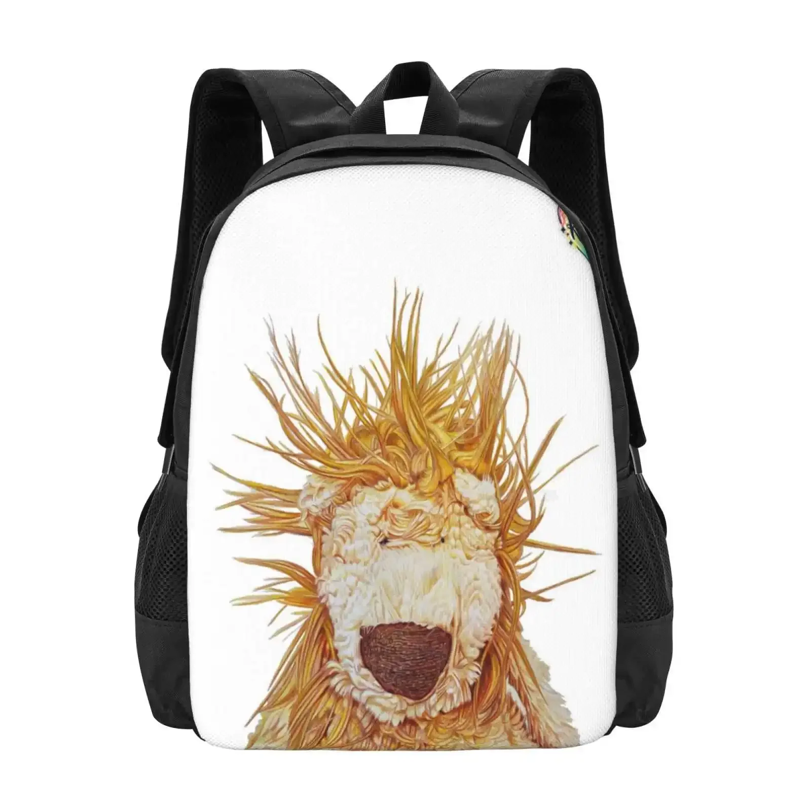 

Рюкзак с головой льва для мужчин, женщин и девочек-подростков, чучело льва, гиперреализм, гиперреалистичный цветной карандаш