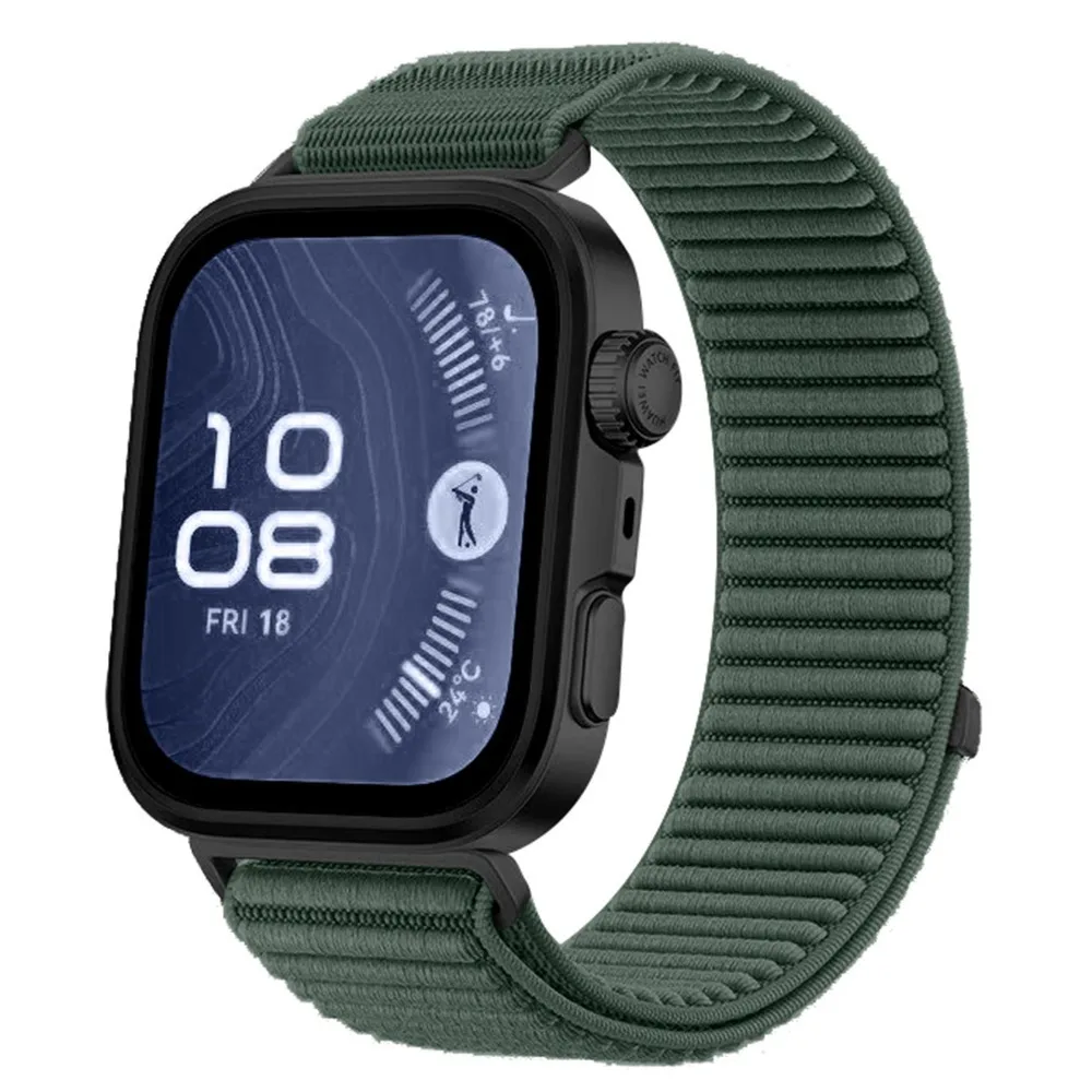 New 1:1 QuickLink Watch Strap for Huawei Watch Fit 4 Nylon Replacement Nylon Band Elastic Loop Strap Men