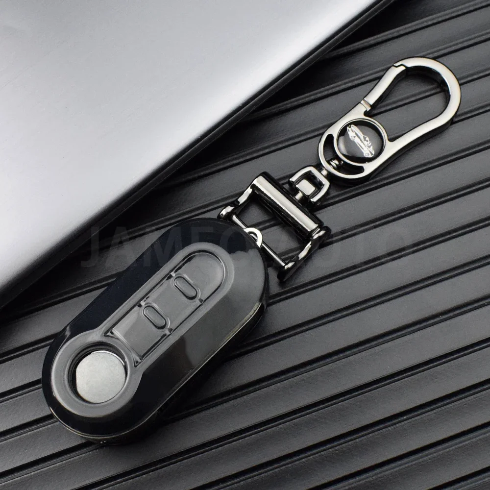 For Fiat 500 Panda Punto Bravo Doblo Peugeot Boxer Citroen Relay Fiat Ducato Lancia Musa TPU Car Key Shell Case Fob