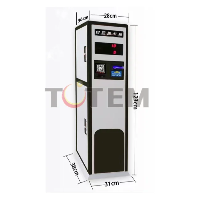 

Self Service Card Machine for Game Center Membership Card