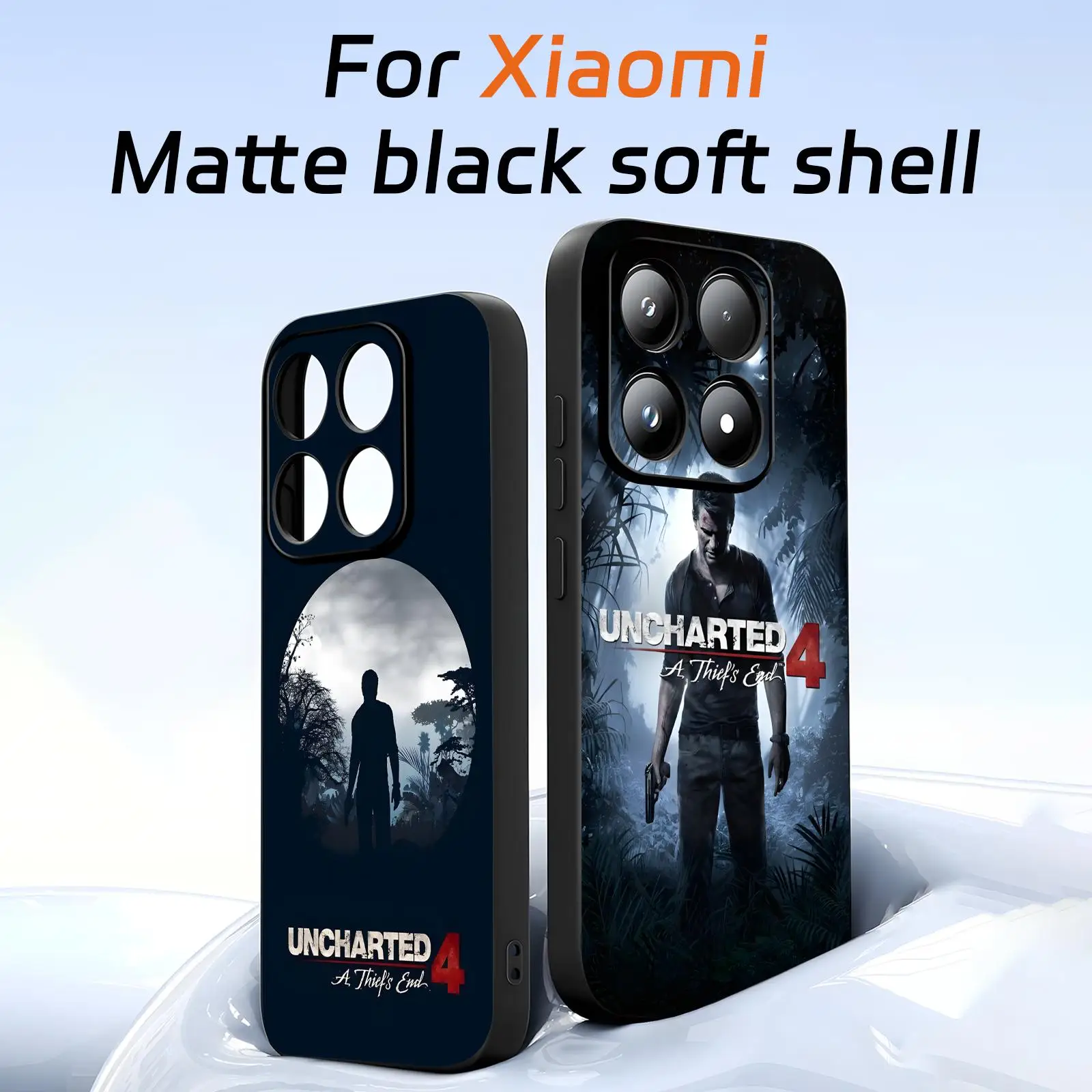 

hot game Uncharted 4 A Thief's End Phone Case For Xiaomi 17 15 14 13 12 11 T Ultra Pro Soft black Shockproof Cover