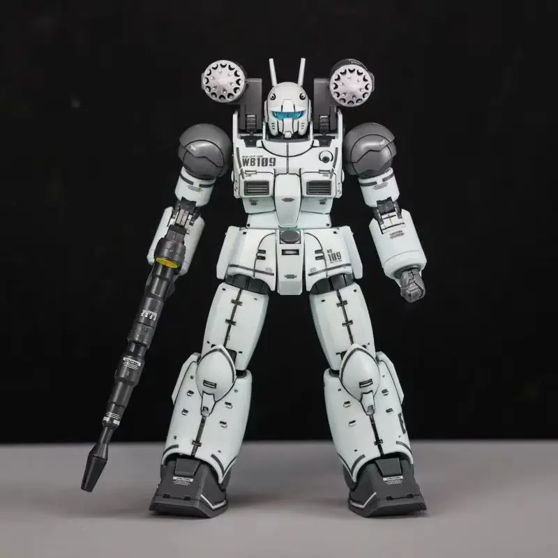 Canon Laser Hg1/144, couleurs bleu et blanc, modèle Robot Mecha, modèle d'assemblage, figurines d'action, jouets éducatifs pour enfants, cadeau